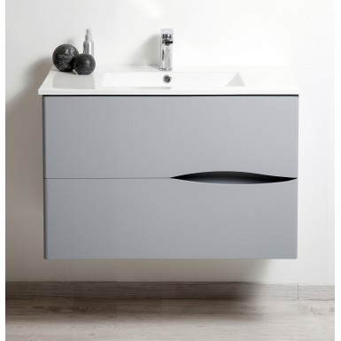 MEUBLE 2DOO LAQUE 70 GRIS gris Moderne