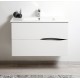 MEUBLE 2DOO LAQUE 90 BLANC blanc Moderne