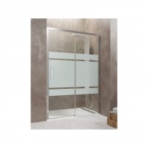 Paroi de douche coulissante TETHYS SATIN 100 cm