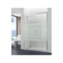 Paroi de douche double coulissante THEIA SPAZIO SATIN 160 cm