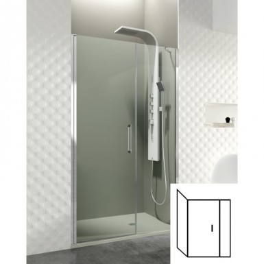 Paroi de douche d'angle porte battante HELIA E 70 x 70 cm