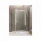 Paroi de douche d'angle TETHYS SATIN accès sur coté 70 x 100 cm