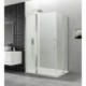 Paroi de douche d'angle portes battantes HELIA H 70 x 120 cm