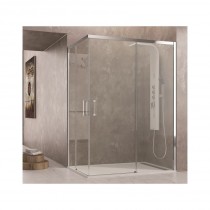 Paroi de douche d'angle TETHYS accès sur angle 70 x 70 cm