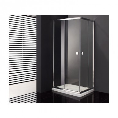 Paroi de douche d'angle CRONOS accès sur angle 70 x 100 cm